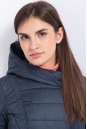 Куртка женская из текстиля с капюшоном 1000312-7