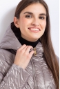 Куртка женская из текстиля с капюшоном 1000317-6