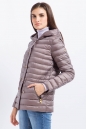 Куртка женская из текстиля с капюшоном 1000324-4