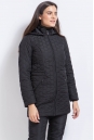Куртка женская из текстиля с капюшоном 1000333