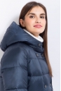 Куртка женская из текстиля с капюшоном 1000339-4