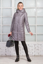 Женское пальто из текстиля с капюшоном 1000363-4
