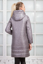 Женское пальто из текстиля с капюшоном 1000363-2