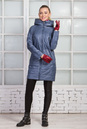 Женское пальто из текстиля с капюшоном 1000367-3