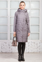 Женское пальто из текстиля с капюшоном 1000372-3
