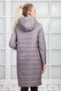 Женское пальто из текстиля с капюшоном 1000372-4