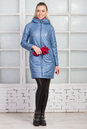 Женское пальто из текстиля с капюшоном 1000373-3