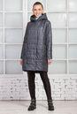 Женское пальто из текстиля с капюшоном 1000374-3