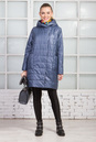 Женское пальто из текстиля с капюшоном 1000376-2