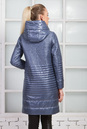 Женское пальто из текстиля с капюшоном 1000385-2
