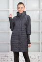 Женское пальто из текстиля с капюшоном 1000388