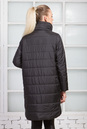 Женское пальто из текстиля с воротником 1000389-4