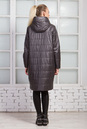 Женское пальто из текстиля с капюшоном 1000390-2