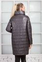Женское пальто из текстиля с воротником 1000392-4
