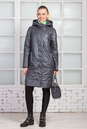 Женское пальто из текстиля с капюшоном 1000394-4