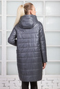 Женское пальто из текстиля с капюшоном 1000394-2