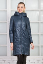 Женское пальто из текстиля с капюшоном 1000395