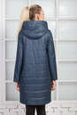 Женское пальто из текстиля с капюшоном 1000395-3