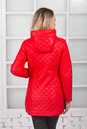 Куртка женская из текстиля с капюшоном 1000415-4