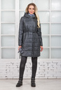 Женское пальто из текстиля с капюшоном 1000422-3