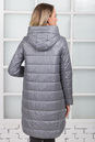 Женское пальто из текстиля с капюшоном,  отделка шерсть 1000424-4