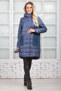 Женское пальто из текстиля с капюшоном,  отделка шерсть 1000425-3
