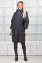 Женское пальто из текстиля с капюшоном 1000433-3