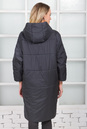 Женское пальто из текстиля с капюшоном 1000433-4