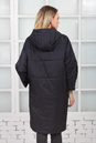 Женское пальто из текстиля с капюшоном 1000434-4