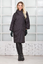 Женское пальто из текстиля с капюшоном 1000435-3