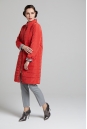 Женское пальто из текстиля с воротником 1000818-2