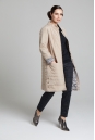 Женское пальто из текстиля с воротником 1000819-2