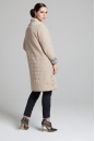 Женское пальто из текстиля с воротником 1000819-4