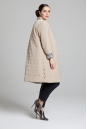 Женское пальто из текстиля с воротником 1000819-3