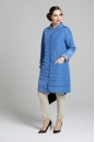 Женское пальто из текстиля с воротником 1000820