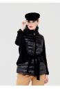 Куртка женская из текстиля с капюшоном 1000846