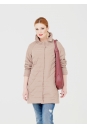 Женское пальто из текстиля с воротником 1000853-3