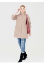 Женское пальто из текстиля с воротником 1000853-5