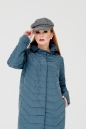 Женское пальто из текстиля с воротником 1000855