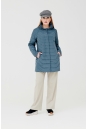 Женское пальто из текстиля с воротником 1000855-2
