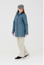Женское пальто из текстиля с воротником 1000855-3