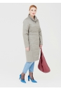 Женское пальто из текстиля с воротником 1000858-3