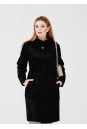 Женское пальто из текстиля с воротником 1000859-5