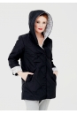 Куртка женская из текстиля с капюшоном 1000863