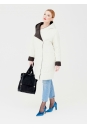 Женское пальто из текстиля с капюшоном 1000867-4