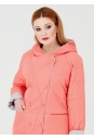 Женское пальто из текстиля с капюшоном 1000868-3