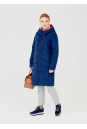 Женское пальто из текстиля с капюшоном 1000870-2