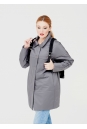 Женское пальто из текстиля с воротником 1000873-3