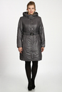Женское пальто из текстиля с капюшоном 1000892-2