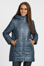 Женское пальто из текстиля с капюшоном 1000894
